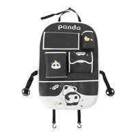 Túi Đựng Đồ Ô Tô Hình Gấu Trúc Dễ Thương - Hộp Rác Ghế Xe Da Bền, Đa Năng Chống Trầy 🐼🚗✨