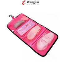 Túi đựng đồ treo WANCGAI, Túi đựng giày khiêu vũ sáng tạo có thể gập lại, Hộp đựng mỹ phẩm nhẹ bằng vải Polyester di động đa năng Phụ kiện du lịch