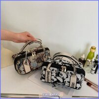 Túi đựng đồ vệ sinh DEALSSHOP, Túi đựng mỹ phẩm dung tích lớn loại hộp, Túi đeo tay hoạt hình dễ thương bằng vải di động