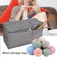 Túi Đựng Dụng Cụ Đan Móc Len Có Khóa Kéo Tiện Dụng