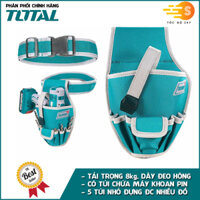 Túi đựng dụng cụ đồ nghề đeo hông TOTAL THT16P4011 5kg, THT16P3011 8kg - Nhiều ngăn chứa, tải trọng lớn, Vải polyeste chắc chắn - LOẠI LỚN 8KG
