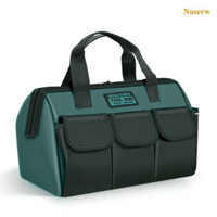 Túi đựng dụng cụ thợ điện 13 Inch bằng gỗ Thợ điện đặc biệt Vải dày di động đa chức năng Túi đựng dụng cụ sửa chữa