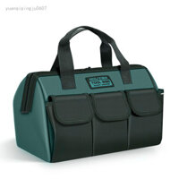 Túi đựng dụng cụ thợ điện 13 Inch bằng gỗ Thợ điện đặc biệt Vải dày di động đa chức năng Túi đựng dụng cụ sửa chữa