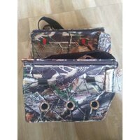 túi đựng gà mồi tặng kèm nọc inox chất liệu vải rằn ri , hàng may đo riêng cho gà từ 300g đến2000g