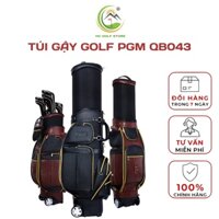 Túi đựng gậy golf PGM QB043 túi đựng gậy da thật 100% có bánh xe kéo tiện lợi - HC GOLF