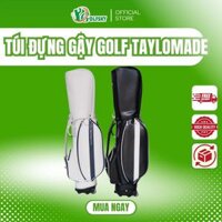 Túi đựng Gậy Golf Taylomade Có Bánh Xe Và Tay Kéo, Túi Gậy Golf Da PU Sang Trọng, Có Tay Kéo