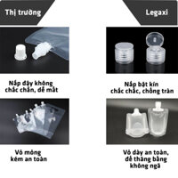 Túi Đựng Gia Vị Nước Sốt Nước Chấm Nước Tương Xì Dầu Muối Tiêu Nilon Trong Suốt Có Nắp Vặn Tiện Lợi Nhỏ Gọn Legaxi - 30ml