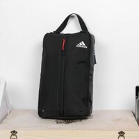 Túi đựng giày Adidas Shoe Bag 3 Sọc FM4229 thiết kế rộng rãi thoáng khí có ngăn zip nhỏ bên trong