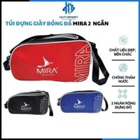 Túi đựng giày đá bóng, túi 2 ngăn đựng giày đồ thể thao đá banh đá bóng, balo tập gym Mira chính hãng
