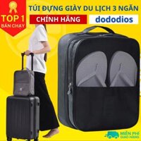 Túi đựng giày gắn vali du lịch chống thấm nước tiện dụng - Đen