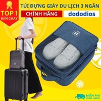 Túi đựng giày gắn vali du lịch chống thấm nước tiện dụng - Xanh