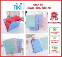 Túi Đựng Giấy , Tài Liệu A4 Hình Mặt Cười Dễ Thương - Chính Hãng GROFA - Màu ngẫu nhiên