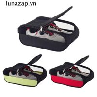 Túi đựng giày thể thao LUNAZAP, Túi đựng giày chơi gôn di động bằng lưới thoáng khí, Hộp đựng du lịch Túi đựng đồ nhẹ Dây kéo đôi Giá đỡ bóng Golf để chơi gôn