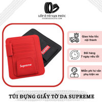 Túi Đựng Giấy Tờ Da Trơn Supreme– Lốp Ô Tô Vạn Phúc