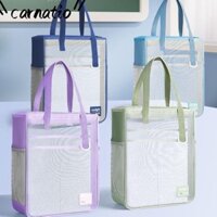Túi đựng hồ sơ CARNATIO, Túi lưu trữ văn phòng phẩm đa chức năng trong suốt, Túi lưu trữ dữ liệu lưới dày chống thấm nước Đồ dùng văn phòng trường học
