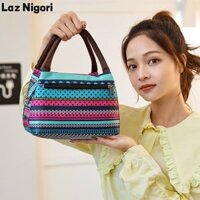 Túi đựng hộp cơm trưa cách nhiệt họa tiết Houndstooth sành điệu Túi cơm trưa cách nhiệt