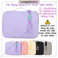 Túi đựng ipad Bao đựng Tablet chống sốc có quai Bao laptop 13 15 inch màu pastel đựng mac bao laptop túi chống sốc máy