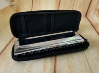 Túi đựng kèn Harmonica Chromatic 12, 14, 16 lỗ chất liệu EVA có dây kéo