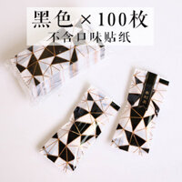 Túi đựng kẹo Nougat tam giác đen 9.5x4cm (100 chiếc)