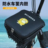 Túi đựng khung xe đạp điện, giỏ trước, túi chống nước, túi lưu trữ treo, túi tổ chức lưu trữ xe điện