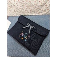 Túi đựng laptop custom thêu tên handmade by Holly Vintage| Laptop case 12-16 inch| LAP