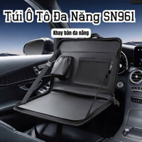 Túi Đựng Laptop, Điện Thoại Cho Ô Tô SN961, Bàn Ăn Ô Tô Chất Liệu Da Cao Cấp Đa Năng, Khay Bàn Kê Laptop Ô Tô - JA SHOP