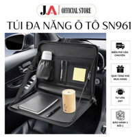Túi Đựng Laptop, Điện Thoại Cho Ô Tô SN961, Bàn Ăn Ô Tô Chất Liệu Da Cao Cấp Đa Năng, Khay Bàn Kê Laptop Ô Tô - JA OFFIC
