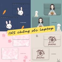 Túi đựng laptop máy tính bảng 11/13/15 inch họa tiết hoạt hình phong cách Hàn Quốc