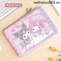 Túi đựng Laptop Melody Kuromi dễ thương Túi xách nhỏ ipad Máy tính bảng siêu mỏng Túi xách chống sốc