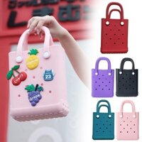 Túi đựng lỗ cỡ nhỏ dành cho nữ Du lịch Bơi lội có thể giặt được Túi xách chống nước đi biển K7u0