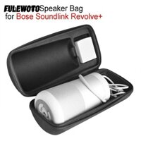 Túi đựng loa Bluetooth không dây FULEWOTO, có dây đeo vai Hộp đựng di động, Phụ kiện Hộp bảo vệ chống nước chống sốc cho BOSE Soundlink Revolve + Du lịch