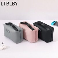 Túi đựng LTBLBY, Phụ kiện du lịch chống nước Túi tổ chức công nghệ du lịch, Túi đựng đồ điện tử PU cầm tay chống mài mòn thời trang Túi đựng du lịch