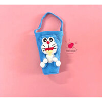 túi đựng ly giữ nhiệt doremon có khoá kéo đựng đồ tiện lợi