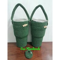 Túi đựng ly giữ nhiệt handmade sợi dệt đẹp bền