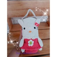 Túi đựng ly giữ nhiệt Handmade sợi dệt