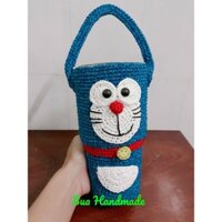 Túi đựng ly giữ nhiệt handmade sợi dệt đẹp, bền lạ các nhân vật hoạt hình