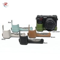 Túi đựng máy ảnh bằng da sang trọng dành cho máy ảnh Sony A6400 A6300 A6100 A6000