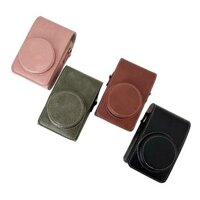 Túi đựng máy ảnh Bao da có dây đeo cho GR2 GR3 GR3X G7X2 G7X3 RX100 ZV1 LX10 SX740 ZR1000 CCD