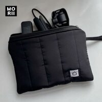 Túi đựng máy ảnh chần bông 3 lớp dày dặn, túi cho thiết bị điện tử, đồ cá nhân Morii VN (24x17.5cm)