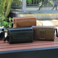 Túi Đựng Máy Ảnh da Cho máy ảnh Nikon J1, Leica D-LUX, Canon G5X, Fuji X100V, Sony ZVE10