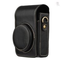 Túi đựng máy ảnh di động Da tổng hợp có dây đeo vai thay thế cho RX100 / RX100 II / RX100 III / RX100 IV / RX100V / RX100 VI / RX100 VII / ZV1 cho Ricoh GR2 / GR3