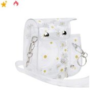 Túi Đựng Máy Ảnh Fujifilm Instax Mini 11 / 9 / 8 ZOEBR JP6 Bằng Chất Liệu PVC Trong Suốt Phối Dây Đeo Vai Tiện Dụng