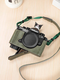 Túi đựng máy ảnh mới Phụ kiện Vỏ máy ảnh Zhibao Thích hợp Vỏ máy ảnh Nikon ZF Z30 Z50 ZFC Z5Z72Z62 Vỏ da cơ bản Prote
