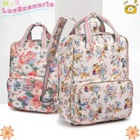 Túi đựng máy tính LUVSCENARIO, Ba lô di động dung tích lớn, Túi đi học in hoa chống thấm nước chất lượng cao dành cho doanh nhân