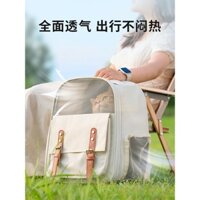 Túi đựng mèo, ba lô xách tay cho chó, thú cưng, lồng vải thoáng khí, đồ dùng cưng
