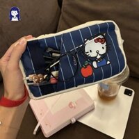 Túi Đựng Mỹ Phẩm Canvas Hoạt Hình Anime Di Động Túi Bảo Quản Dung Tích Lớn Hộp Đựng Bút Chì Nữ Dây Kéo Túi Đựng Mỹ Phẩm Di Động Túi Đựng Mỹ Phẩm STM