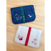 Túi Đựng Mỹ Phẩm Di Động Họa Tiết Hoạt Hình moomin Nhật Bản Có Thể Gập Lại Tiện Dụng