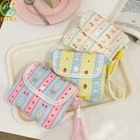 Túi đựng mỹ phẩm Mini HJKL Vải Cotton dễ thương cho nữ
