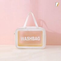 Túi đựng mỹ phẩm nhựa 31x12x22cm- Trắng