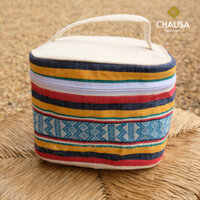Túi đựng mỹ phẩm Thổ Cẩm Handmade - CHAUSA Brocade hộp đựng mỹ phẩm thổ cẩm thủ công người dân tộc Thái, tinh xảo